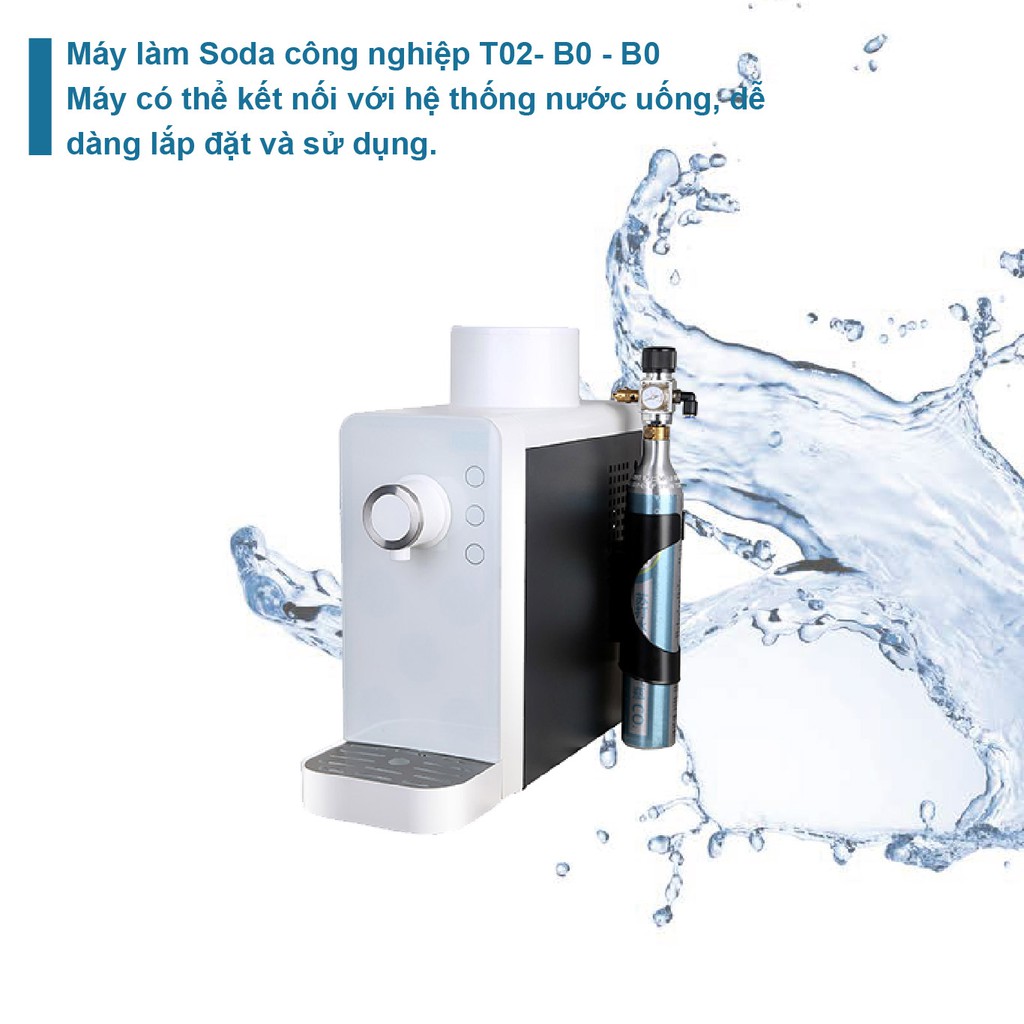 Máy lọc nước│[G-Water]Máy làm Soda công nghiệp T02- B0 - B0│HOWMAI｜Rất tốt để mua trong và ngoài nước