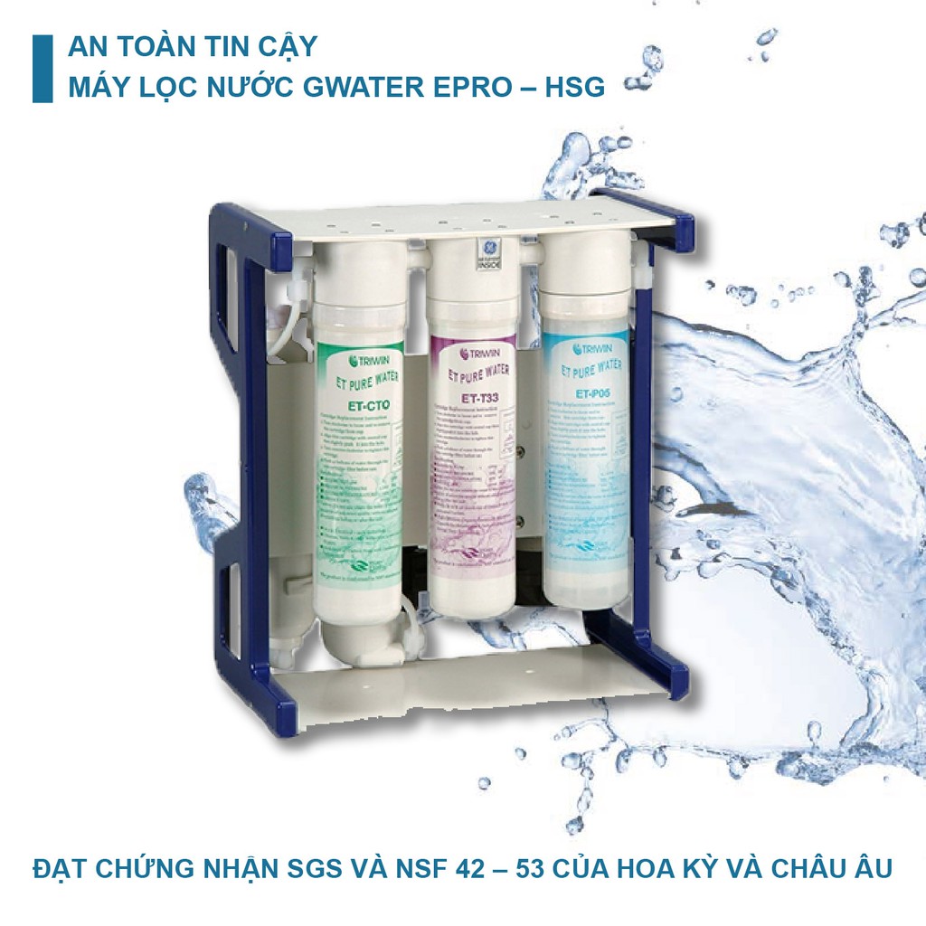 Máy lọc nước│[G-Water]MÁY LỌC NƯỚC GWATER EPRO – HSG│HOWMAI｜Rất tốt để mua trong và ngoài nước