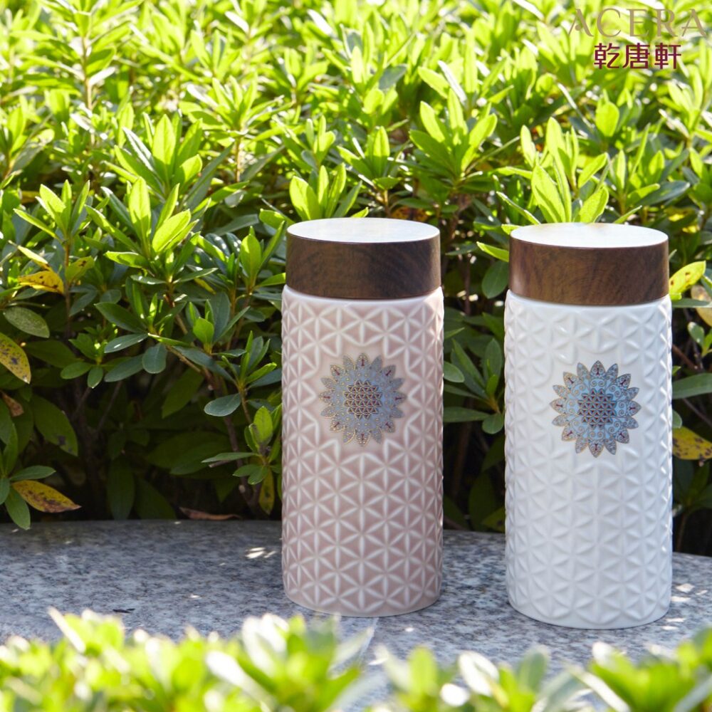 thương hiệu bình nước│cốc cầm tay bông hoa trong cuộc đời (Hồng thiêu hoa)│HOWMAI｜Rất tốt để mua trong và ngoài nước