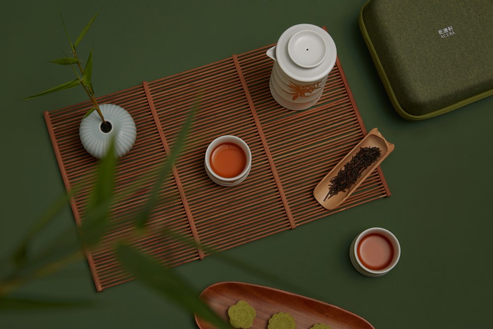 thương hiệu bình nước│bộ pha trà trúc quân tử (Trắng ngà)│HOWMAI｜Rất tốt để mua trong và ngoài nước