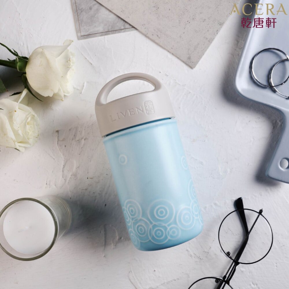 thương hiệu bình nước│cốc cầm tay lục đồng tâm (Hồng cam mờ)│HOWMAI｜Rất tốt để mua trong và ngoài nước