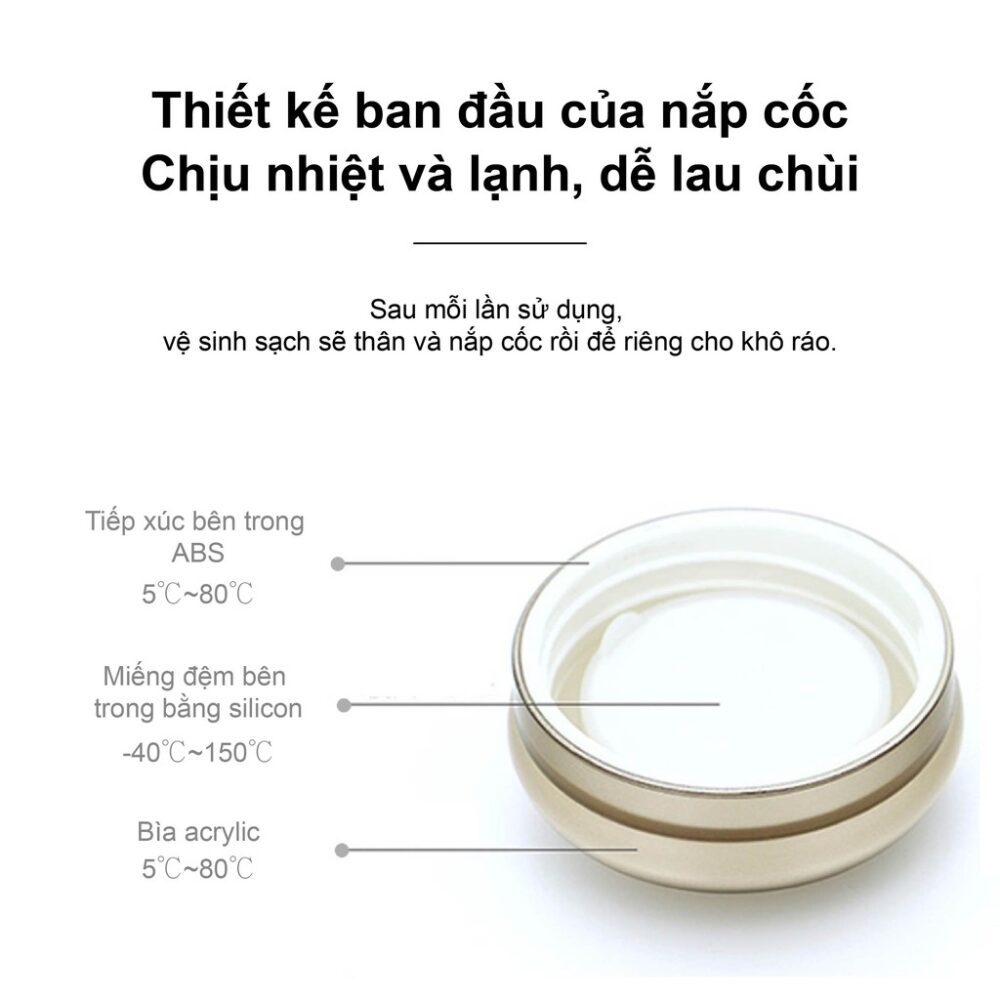 thương hiệu bình nước│Cốc cầm tay_ hoa văn ngang (Màu xanh xám)│HOWMAI｜Rất tốt để mua trong và ngoài nước