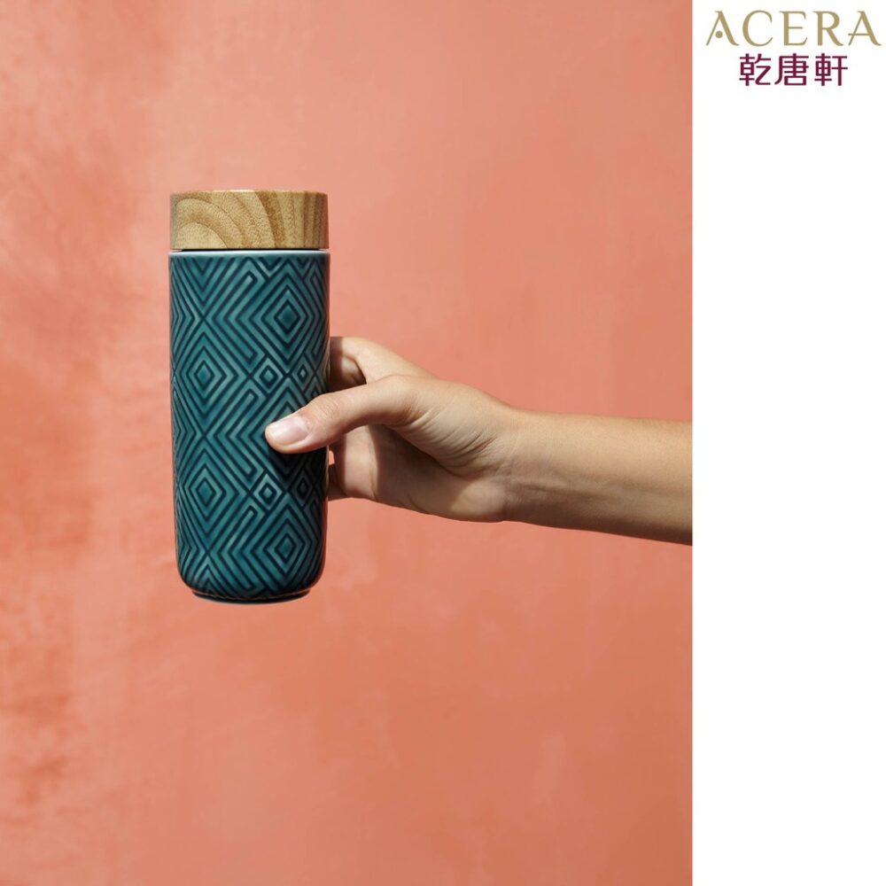 thương hiệu bình nước│Cốc cầm tay phép màu thần kỳ (Màu xanh khổng tước)│HOWMAI｜Rất tốt để mua trong và ngoài nước